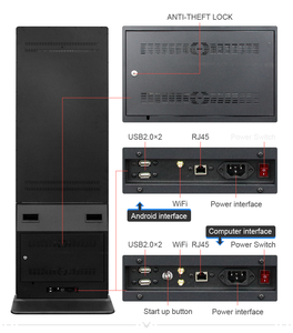 เครื่องเล่นโฆษณาขนาด 43 50 55 65 นิ้ว ความละเอียด 1080P ชิปประมวลผล RK3288 RK3388 พร้อมขาตั้งแบบตั้งพื้น จอ LCD แบบสัมผัส สำหรับโฆษณาในลิฟต์ - Product Image 3