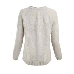 Suéter de Alta Calidad Estilo Urbano Otoño Invierno 2026, Chaqueta con Bordado Floral, Cuello en V, Ropa de Moda para Mujer, Abrigos de Mujer de BD - Product Image 2