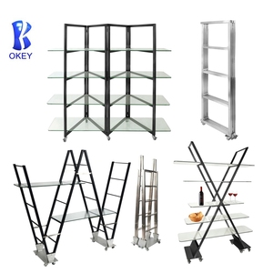 Khuyến Mãi Tự Chọn Risers Sang Trọng Phục Vụ Đảng Wed 8 Bộ Thép Không Gỉ Thực Phẩm Nho Tại Sẽ Món Tráng Miệng Vàng Trái Cây Hiển Thị Đứng - Product Image 2