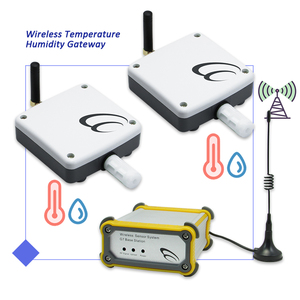 เครื่องวัดสภาพแวดล้อมตู้เย็นตู้แช่แข็ง 2 ช่องสัญญาณ เซ็นเซอร์วัดอุณหภูมิความชื้นไร้สาย เซ็นเซอร์วัดอุณหภูมิความชื้นไร้สาย - Product Image 2