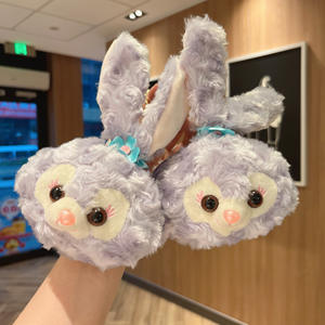 Porte-monnaie en peluche populaire de 5 pouces, Sac bandoulière pendentif en peluche mignon pour fille, Sac à écouteurs <span class=keywords><strong>Dailu</strong></span> Rabbit, Matériau de rembourrage animalier - Product Image 3