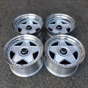 Piatto profondo 2 3 pezzi smalto labbro per <span class=keywords><strong>Ferrari</strong></span> F40 F50 288 GTO <span class=keywords><strong>Enzo</strong></span> F8 tribo ruota forgiata 16 17 18 pollici lega cerchio classico - Product Image 6