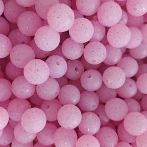 Nuovo arrivo In magazzino 12 mm 15 mm rotondi altri branelli allentati per la fabbricazione di gioielli perline Glitter In Silicone - Product Image 2