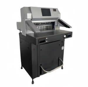 <b>Hydraulic</b> Electric Paper Cutting Machine A2 A3 A4 Paper Guillotining Machine Industrial Heavy Duty Paper <b>Cutter</b> with Efficiency - Product Image 2