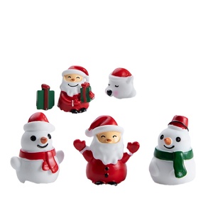 Miniature en résine Père Noël Esthétique Héritage, <span class=keywords><strong>Fable</strong></span> intemporelle de style rustique ancien pour la décoration de globe de neige DIY pour enfants en gros - Product Image 1
