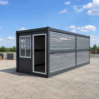 Maison conteneur pliable X pour un déploiement de projet efficace |   Bâtiment en acier réutilisable pour logements d'effectifs de travail, bureaux de chantier