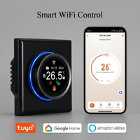 Termostato Inteligente con Pantalla Táctil WiFi, Aplicación Tuya para Calefacción por Suelo Radiante Eléctrico, Uso en Salas de Estar y Hoteles, Eficiencia Energética