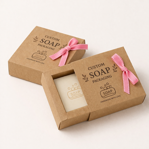 Cajas de Jabón Plegables de Cartón Corrugado de Diseño de Lujo, Cajas de Jabón Personalizadas, Etiquetas y Empaques para Jabones - Product Image 3