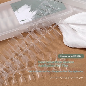 Placas de <span class=keywords><strong>Uñas</strong></span> Ultrafinas con Curva en C <span class=keywords><strong>para</strong></span> Salones de Manicura, Adhesivos de <span class=keywords><strong>Uñas</strong></span> <span class=keywords><strong>Postizas</strong></span> Sin Costuras y Sin Necesidad de Pulir, Aptos <span class=keywords><strong>para</strong></span> Cualquier Tipo de Piel - Product Image 1