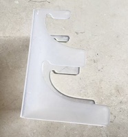 Support de présentation de vaisselle à 2 niveaux en acrylique transparent