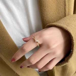 ขาตั้งแหวนเงินแท้ S925 สำหรับทำเครื่องประดับแฟชั่น DIY พร้อมไข่มุกเม็ดเดี่ยวขนาด 6-8 มม. รุ่น 1827 - Product Image 4