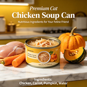 Brodo di Pollo Visibile in Scatola <span class=keywords><strong>per</strong></span> <span class=keywords><strong>Cani</strong></span> e Gatti, Formula Senza Amido, 6%-8% Proteine Grezze, 15-25% Inclusione di Carne - Product Image 5