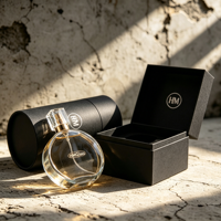 Vente en gros de flacons de parfum en verre mat de luxe rechargeables anti-fuite de 30 ml/50 ml/100 ml avec couvercle en acrylique, diffuseur, cadeau personnalisé