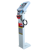 Gonfleur de pneus de voiture entièrement automatique 220V 8kg en fer avec écran LCD, tube de 10m et débit de 400L/Min