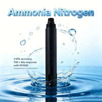 Sonde d'azote ammoniacal industrielle de haute précision avec contrôleur, sortie RS485 et 4-20 mA pour la surveillance en ligne de la qualité de l'eau
