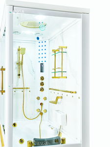 Duchas <span class=keywords><strong>de</strong></span> lujo <span class=keywords><strong>con</strong></span> accesorios dorados Baño <span class=keywords><strong>de</strong></span> <span class=keywords><strong>vapor</strong></span> Cabina <span class=keywords><strong>de</strong></span> <span class=keywords><strong>hidromasaje</strong></span> Saunas húmedas Sala <span class=keywords><strong>de</strong></span> <span class=keywords><strong>vapor</strong></span> Cabine <span class=keywords><strong>De</strong></span> Douche - Product Image 6
