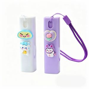 Bouteille pulvérisatrice rectangulaire colorée à motif de dessin animé, pompe de pulvérisation, pour voyage, extérieur, tonique, répulsif anti-moustiques, bain de bouche, alcool rechargeable - Product Image 5