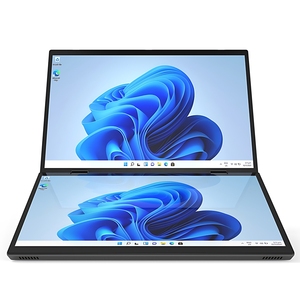 Laptop Logam Ultra tipis kustom pabrik baru layar sentuh IPS 14 + 14 inci Laptop YOGA lipat Intel 12 N95 untuk rumah kantor - Product Image 1