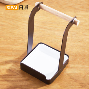 Support magnétique multifonctionnel Ripai pour couvercles de casseroles avec support, rangement de comptoir de cuisine pour spatules et égouttoirs, design carré - Product Image 2
