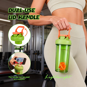 ขวดน้ำพลาสติกเด็กปากกว้าง ปราศจากสาร BPA ขนาด 700 มล. สำหรับโรงเรียน ขวดน้ำพลาสติกกันรั่วพร้อมหูหิ้ว - Product Image 6