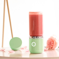 Mini Elektrische Fruit Juicer Milkshake Machine Draagbare Ijsbreker Blender Cup Oranje Draagbare Blender Mini Home Usb Oplaadbaar