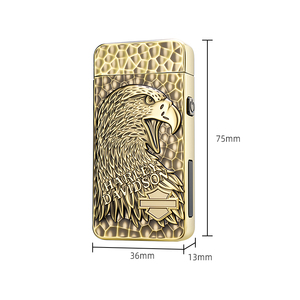 Bán Buôn Biểu Tượng Tùy Chỉnh Có Thể Sạc Lại Kim Loại Thuốc Lá Nhẹ Hơn Điện Bật Lửa Hút Phụ Kiện Với Hộp Quà Tặng - Product Image 6