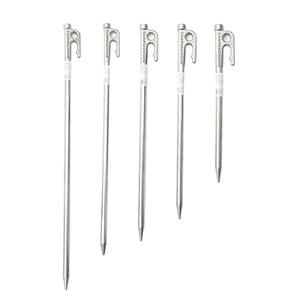 Estacas para tienda de campaña CAMPINGMOON de 20, 26, 30, 35 y 40 cm, de acero inoxidable, resistentes, para camping, playa, nieve, lona, estacas a prueba de viento. - Product Image 1