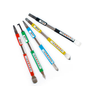 Weeks 5-Piece Metal Pry Bar Set Chisel End Anti-Slip <b>Grip</b> For <b>Mobile</b> <b>Phone</b> Computer Digital Device Disassembly Tools - Product Image 4