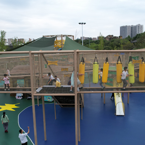 Filet d'escalade en acier pour enfants, <span class=keywords><strong>paradis</strong></span> des jeux parent-enfant, parc d'attractions éducatif - Product Image 2