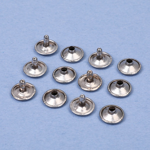 Rivets à double capuchon en acier inoxydable Autonomy 10 mm, durables pour sacs et sangles en cuir - Product Image 1