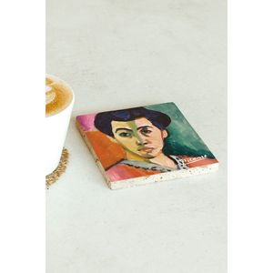 Ensemble de dessous-de-verre en pierre de la série Picasso, 4 pièces, accessoire élégant pour la table - Product Image 2