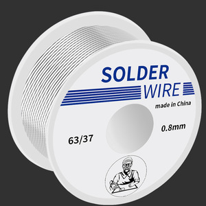 <span class=keywords><strong>Fil</strong></span> à souder en <span class=keywords><strong>étain</strong></span> 63/37 0,8 mm 50 g avec âme en colophane - Product Image 2