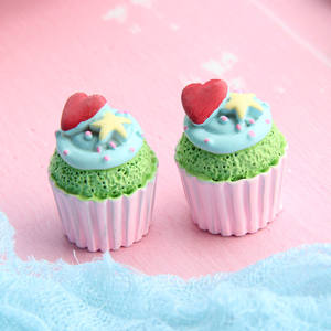 Imán de Refrigerador con Forma de Cupcake de Acrílico y Silicona, Llavero, Accesorios de Joyería DIY, Mini Adornos de Cocina, Lindo Pastel, Novedad 2025 - Product Image 2
