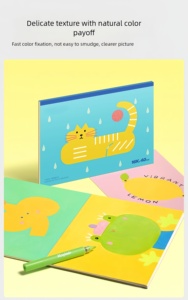 Vẽ dày & sách nghệ thuật Phác thảo cho trẻ em mẫu giáo & học sinh tiểu học-Giấy Doodle trống - Product Image 6