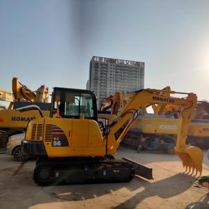 Mini-excavatrice Komatsu PC56 de 5,6 tonnes, peu utilisée, fiable pour la construction et l'aménagement paysager, équipement Komatsu d'occasion - Product Image 3