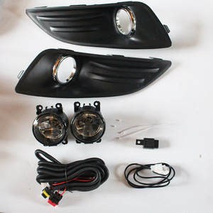 Kit de luces antiniebla delanteras para Ford Fiesta 2013-2016, lámpara halógena con arnés de cableado - Product Image 1