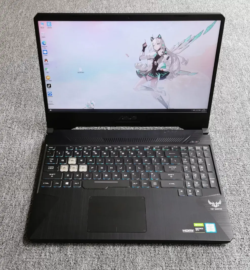 아수스 Tuf에 대한 원래 게임용 노트북 Fx505gt 코어 I7-9th 세대 Gtx1650 16gb 램 512gb ssd 15.5 "학생 노트북 사용