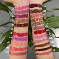 Gloss à lèvres végétalien en marque blanche, huile à lèvres haute brillance, non collant, maquillage naturel
