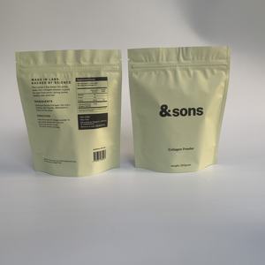 Bajo MOQ Etiqueta Privada 200g polvo de colágeno de bolsas para embalaje de polvo de proteína de productos bolsas de pie - Product Image 5
