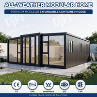 Maison préfabriquée modulaire mobile extensible en conteneur de 20 pieds et 40 pieds, conforme aux normes locales
