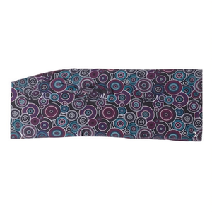 Bufanda Larga Marca Z 70x180cm con Estampado Geométrico de Círculos, Accesorio de Moda para Mujer - Product Image 1