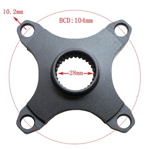 104BCD 42T Vélo <span class=keywords><strong>Plateau</strong></span> Chaîne Roue Gear Adaptateur pour Mid Drive Motor M400 M300 M200 M215 M410 M315 M420 - Product Image 3