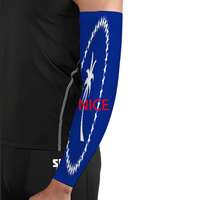 Manchon de bras personnalisé avec drapeau national de la Martinique, couvre-bras élastique pour le cyclisme, la pêche, la randonnée, l'école, le quotidien et les trajets domicile-travail.