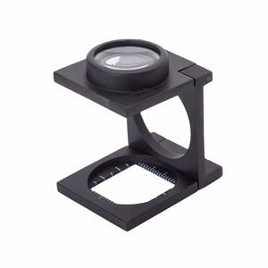Robuust testapparaat voor stoffen Draagbaar opvouwbaar hree K9 optische lenzen Aluminium draadteller Vergrootglas T - Product Image 1