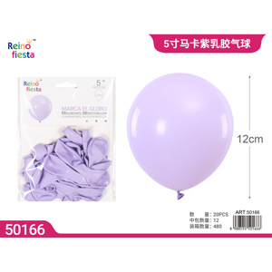 20 pezzi palloncini con numero di elio viola opaco da 5 pollici all'ingrosso decorazioni per feste per la laurea eventi di capodanno cinese - Product Image 1