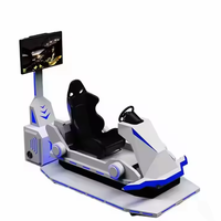 Meistverkaufter VR-Sternenhimmel-Rennsimulator 9D-Film Elektrische Plattform-Autospielmaschine für Einkaufszentren