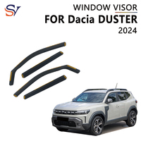 Déflecteur de voiture en PC pour Renault Dacia Duster 2024 – Visière de fenêtre encastrée en gros
