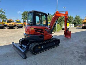 Excavadora de cadenas Kubota KX165 en buen estado para construcción con componentes principales: motor y propulsor - Product Image 4