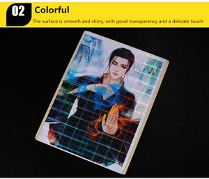 Rollo de Película de Laminación Holográfica de PVC PE BOPP Transparente de Alta Calidad de 50 cm de Ancho, Suave, Brillante, Resistente a la Humedad, Laminación en Frío - Product Image 4