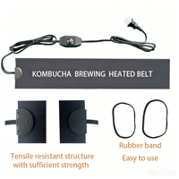 ACE ASB005-A 120V~240V Ceinture chauffante électrique en plastique, capacité 4L, pour la fermentation domestique de bière/kombucha/vin/jus, écologique